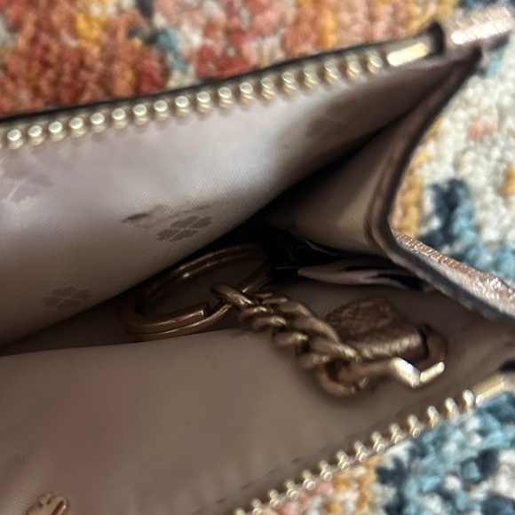 Kate Spade Spencer Rose Gold Small Slim Wallet Wristlet - Picture 4 of 5